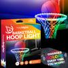 Brightz HoopBrightz LED Basketball Hoop Light - Basketball Gifts for Boys 10 8 12 14 - Light Up Basketball Hoop for Kids - Basketball Accessories for Boys - Outdoor Summer Fun Games for All Ages view 1