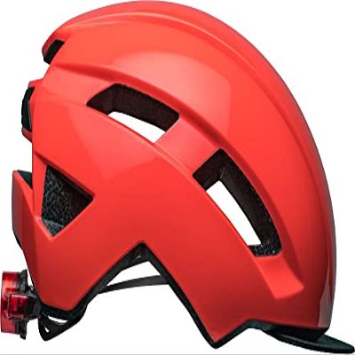 BELL Daily MIPS LED Adult Commuter/Urban Bike Helmet - Gloss Infrared (2023), Small/Medium (5057 cm)
