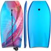 RAYWER Body Board Lightweight with EPS Core, HDPE Slick Bottom , Leash & Adjustable Wrist Rope, Great Surfing for Kids and Adults (Blue, 33-INCH) view 1