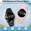 Fitness Pedometer Watch without App, 1 Hour Charging for 21 Days Use, IP68 Waterproof Digital Sports Watch with Alarm Clock Timer Step/Distance/Calorie Counter for Women/Kid Boys Girls Aged 5 And Up view 4