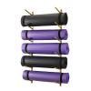 DRSFF Yoga Mat Frame Gym Wall Mount Storage Holder Metal Simple Large Capacity Yoga Column Foam Roller Placement Rack 100 cm Black White Gold (Color : C) view 1
