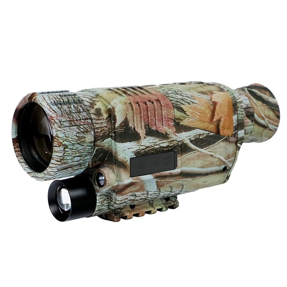 MWEIMA 5MP Night Vision Monocular for Complete Darkness, 5x40MM Digital Night Vision Goggles, 656FT/200M Viewing Distance, for Hunting Spy Military Tactical Security