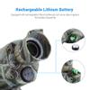 MWEIMA 5MP Night Vision Monocular for Complete Darkness, 5x40MM Digital Night Vision Goggles, 656FT/200M Viewing Distance, for Hunting Spy Military Tactical Security view 4
