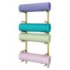 DRSFF Yoga Mat Wall Holder Mount, Foam Rollers, Gym Mats, Yoga Physio Studio Bracket 6-Tier 103cm Metal Storage Stand for Home Gym & Studio - Exercise Equipmen Organizer (Color : C) view 1