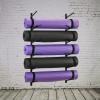 DRSFF Yoga Mat Frame Gym Wall Mount Storage Holder Metal Simple Large Capacity Yoga Column Foam Roller Placement Rack 100 cm Black White Gold (Color : A) view 1