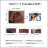 TianZhiJiao Custom Wallets for Men, Personalized Picture and Text Men's Wallet Leather Wallet Casual Bifold Wallet Anniversary Birthday Gifts for Men Husband Dad Son Groomsmen view 4
