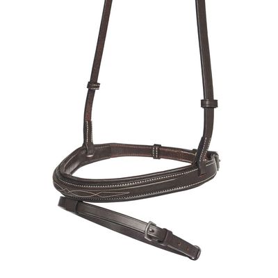 Dover Saddlery TRU-Fit Build-A-Bridle Flash Noseband, Color: Chocolate, Size: Oversize-O/S