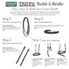 Dover Saddlery TRU-Fit Build-A-Bridle Flash Noseband, Color: Chocolate, Size: Oversize-O/S view 4