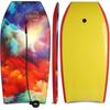 RAYWER Body Board Lightweight with EPS Core, HDPE Slick Bottom , Leash & Adjustable Wrist Rope, Great Surfing for Kids and Adults (Sky, 33-INCH) view 1