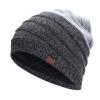 Digood Knit Beanie Warm Thick Lined Hat Mens Winter Skull Cap Unisex Beanie Cap,Winter Cute Warm Soft Cold Weather Hat(Gray,One Size) view 1