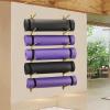 DRSFF Yoga Mat Rack Wall Mount Foam Rollers Holder Yoga Studio and Gym 6-Tier Large Capacity Metal Storage Shelf Free Adjustment Spacing Exercise Equipmen Organizer (Color : A) view 1