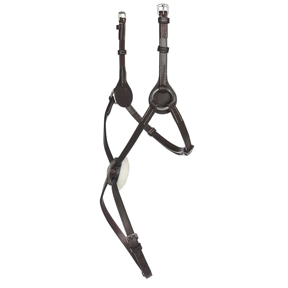Dover Saddlery TRU-Fit Build-A-Bridle Figure-8 Noseband, Color: Chocolate, Size: Oversize-O/S