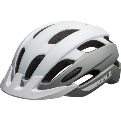 BELL Trace Adult Recreational Bike Helmet - Matte White/Silver (2023), Small/Medium (50-57 cm)