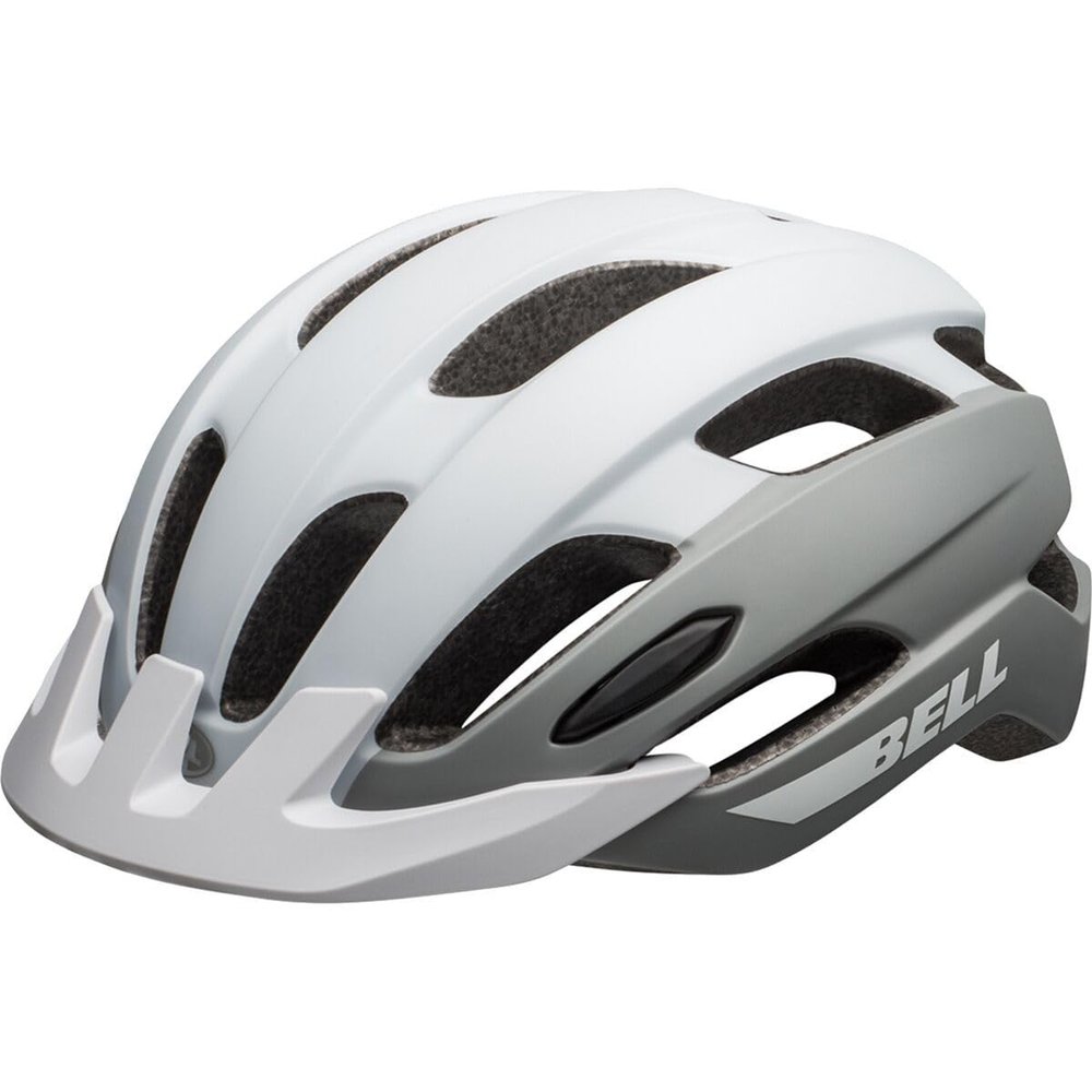 BELL Trace Adult Recreational Bike Helmet - Matte White/Silver (2023), Small/Medium (50-57 cm)