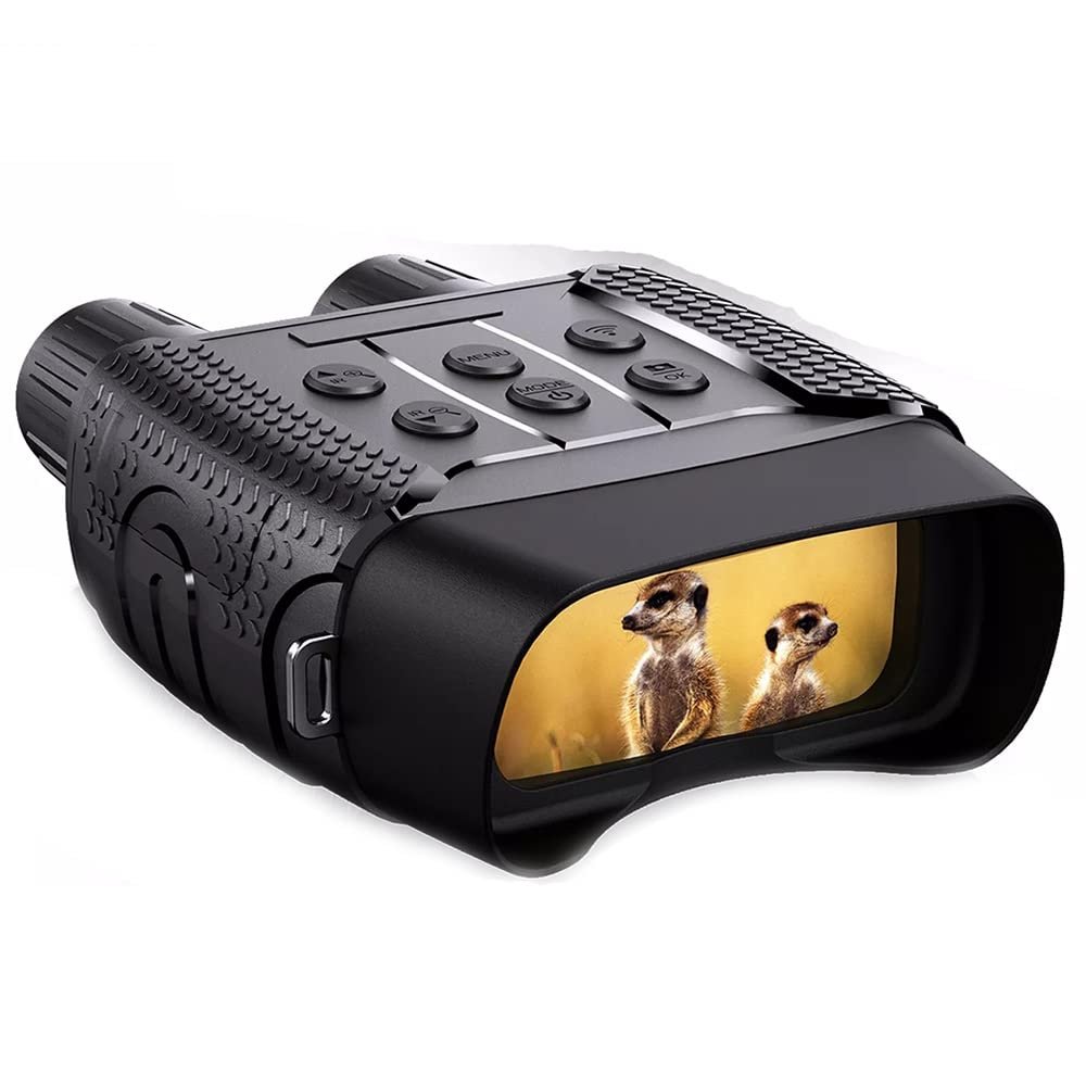 MWEIMA Night Vision Binoculars with 2.31" TFT LCD Screen, Taking HD Photo & 980P Video for Viewing 984FT/300m, for Complete Darkness, Hunting, Camping, Navigation (Size : Standard Version)