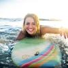 RAYWER Body Board Lightweight with EPS Core, HDPE Slick Bottom , Leash & Adjustable Wrist Rope, Great Surfing for Kids and Adults (Green, 33-INCH) view 3