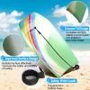 RAYWER Body Board Lightweight with EPS Core, HDPE Slick Bottom , Leash & Adjustable Wrist Rope, Great Surfing for Kids and Adults (Green, 33-INCH) view 4