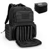 DSLEAF Tactical Pistol Backpack with 6 Pistol Cases, Gun Range Backpack with 10x Magazine Slots for Shooting and Hunting view 1