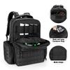 DSLEAF Tactical Pistol Backpack with 6 Pistol Cases, Gun Range Backpack with 10x Magazine Slots for Shooting and Hunting view 3