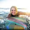 RAYWER Body Board Lightweight with EPS Core, HDPE Slick Bottom , Leash & Adjustable Wrist Rope, Great Surfing for Kids and Adults (Rainbow, 41-INCH) view 3
