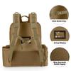 DSLEAF Tactical Range Pistol Backpack with 6 Pistol Cases, Gun Backpack with 9X Magazine Slots for Shooting and Hunting view 4