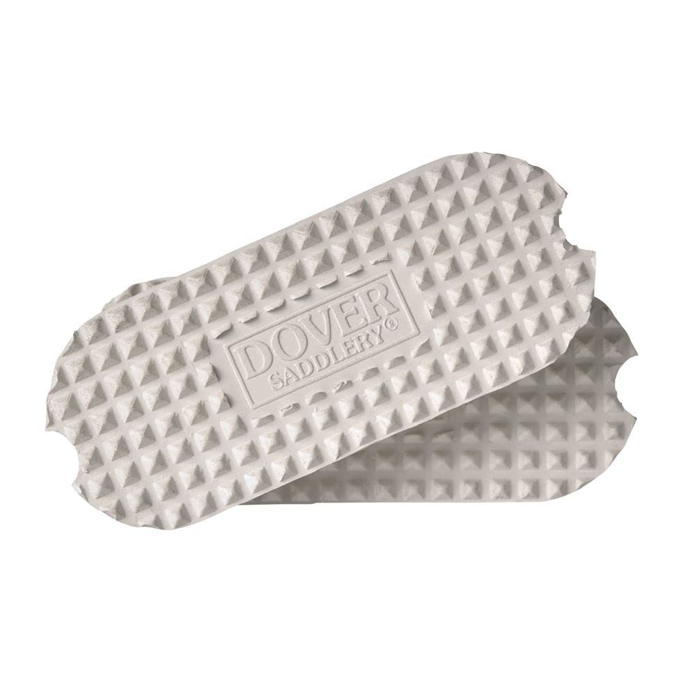 Dover Saddlery Diamond Stirrup Pads, Color: White, Size: 4