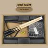 Benfu Mini Table Billiards Game, Home and Office Desktop Billiards Game, Including Pool Table 15 Colorful Balls, 1 Cue Ball, 2 Billiard Sticks, 1 Chalk Triangle Cube (20inches), 20 In view 4