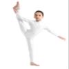 Loloda Kids Girls One Piece Spandex Unitards Long Sleeve Turtleneck Full Bodysuit for Dance Gym Workout Ivory 8-10 Years view 1