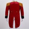 Moily Kids Boys Girls Circus Ringmaster Lion Tamer Outfit Long Sleeve Tassel Tailcoat Jacket Gold Red 10 Years view 4