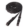 Dover Saddlery TRU-Fit Build-A-Bridle Laced Reins, Color: Chocolate, Size: Oversize-5/8X60 view 1