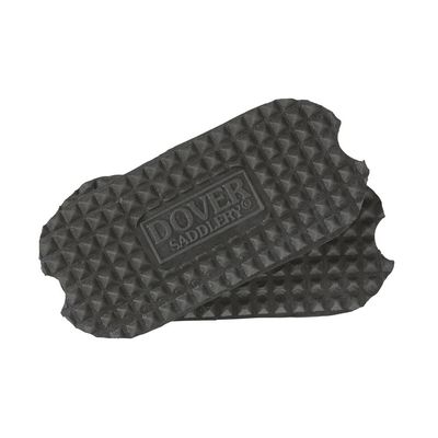 Dover Saddlery Diamond Stirrup Pads, Color: Black, Size: 4 1/4