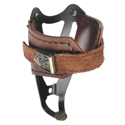 Chengzui Vintage Leather Water Bottle Cage, Adjustable Mountain Road Bike Bottle Holder, Motorcycle Cup Holder, Cycling Accessories