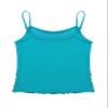 Loloda Big Girls' Sparkle Sequins Tank Tops Camisole Latin Jazz Ballet Dance Stage Performance Costume Lake_Blue 6 Years view 4