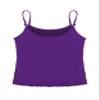 Loloda Big Girls' Sparkle Sequins Tank Tops Camisole Latin Jazz Ballet Dance Stage Performance Costume Purple 6 Years view 4