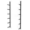 DRSFF Multi-Layer Yoga Mat Holder Home Wall Mount Foam Rollers Exercise Mat 6-Tier Metal Storage Rack Yoga Room Gym Large Capacity Yoga Column Placement Stand (Color : Black) view 1