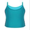 Loloda Big Girls' Sparkle Sequins Tank Tops Camisole Latin Jazz Ballet Dance Stage Performance Costume Lake_Blue 8 Years view 2