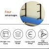 DRSFF Yoga Mat Holder Home Wall Mount Foam Rollers Exercise Mat 6-Tier Metal Storage Rack Black White Yoga Room Gym Large Capacity Placement Stand (Color : Black) view 3