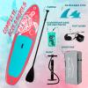 FEATH-R-LITE Inflatable Paddle Board Stand Up Paddleboards for Adults SUP with Complete Premium Accessories Pump, Adjustable Paddle, Leash, Three Fins, Waterproof Phone Bag, Repair Kit, Backpack view 4