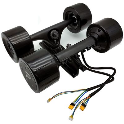 Dual Motor Set for Electric Skateboard 90mm Powered 10S 36V DIY Brushless Hub Motor Kit for Longboard Upgraded 77kv 300W 30 mph top Speed Skateboarding Equipment