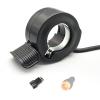 HUDAMZKY EBike 130X Thumb Throttle 24V 36V 48V 60V 72V Right/Left Hand SM/Waterproof Connector,E Bike Speed Control for Electric Bicycle Scooter Accessories (SM Plug) view 1