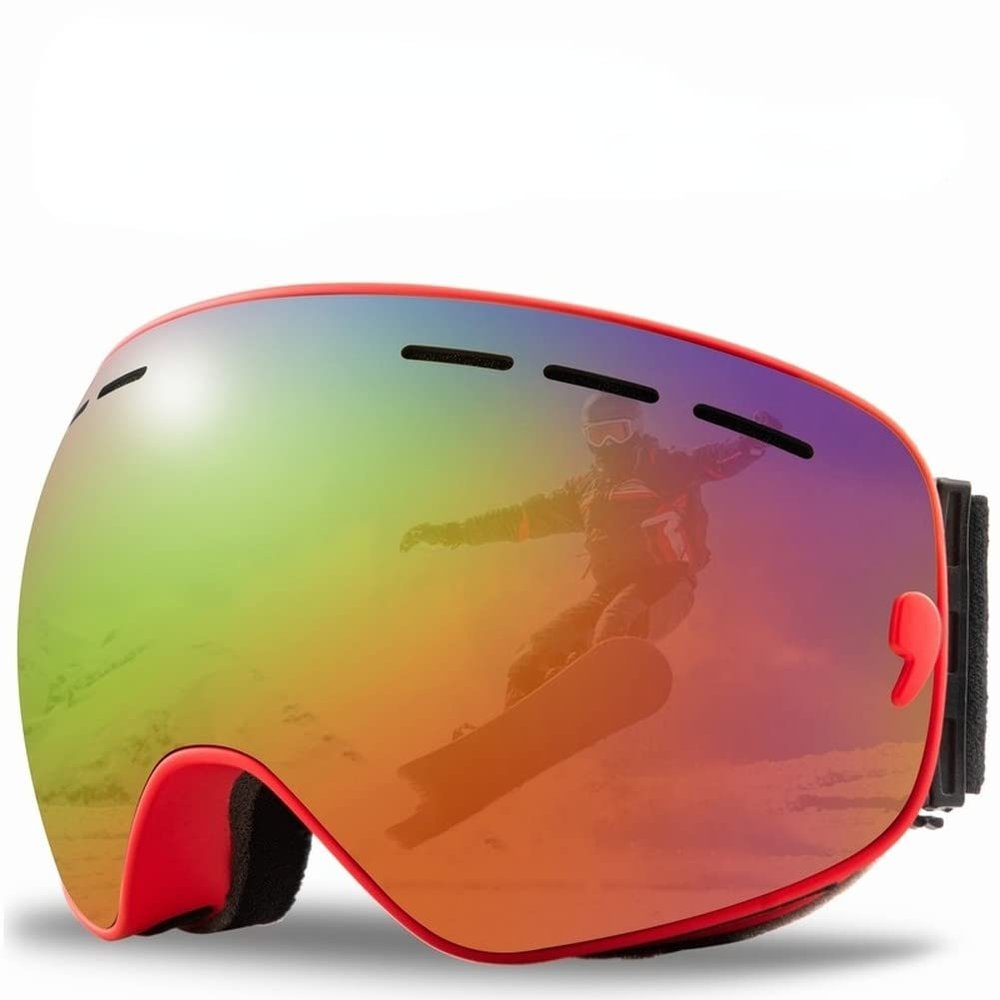 Double Layers Anti-Fog Ski Goggles Snow Snowboard Glasses Snowmobile Eyewear Outdoor Sport Ski Googles (SE4)