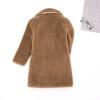 Toddler Baby Girls Duffle Overcoat Winter Windproof Thicken Cardigan Jackets Fashion Warm Fleece Lapel Parka Coats (Khaki, 3-4 Years) view 4