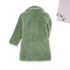 Toddler Baby Girls Duffle Overcoat Winter Windproof Thicken Cardigan Jackets Fashion Warm Fleece Lapel Parka Coats (Green, 2-3 Years) view 4