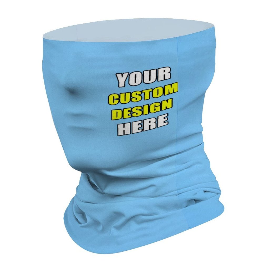 Mask & Shield Face Mask Shield Protective For Men & Women Fashion Variety Head Scarf Balaclava For Dust,Outdoors,Sports,Lightskyblue