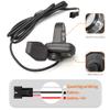 HUDAMZKY Ebike Thumb Throttle WUXING 108X Finger Throttle Left/Right Hand Electric Bike Scooter 3pin Controller Speed Governing Eletrric Accessories(108X L SM Plug) view 4