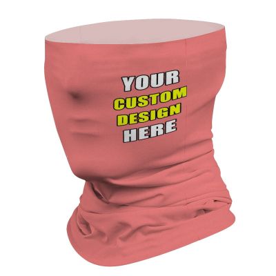 Neck Gaiter Variety Head Scarf Head Wrap Face Mask Magic Scarf Bandana for Men and Women,Lightcoral