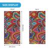 Neck Gaiter Variety Head Scarf Head Wrap Face Mask Magic Scarf Bandana for Men and Women,Sandybrown view 4