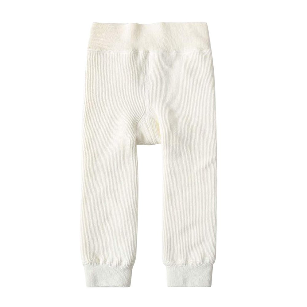 Digood Winter Baby Kids Girls Thickened Lined Warm Fleece Long Pants Leggings,Baby Fall Winter Cotton Leggings(White,12-24 Months)