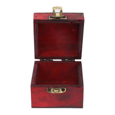 Veemoon Vintage Style Jewelry Storage Small Box Lid for Jewelry Tea Retro Design