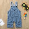 Digood Toddler Kids Baby Girl Boys Solid Winter Suspender Pants Overalls Warm Winter,Baby Fall Winter Cotton Leggings(Blue,12-18 Months) view 4
